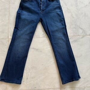 MOTHER Dark Blue Bootcut Jeans